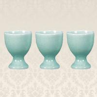 翠玉素面高腳杯