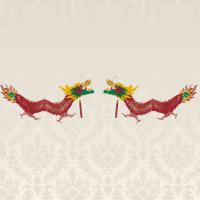 中國龍-雙龍搶珠塑膠彩球