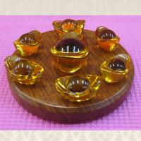 木七星盤+黃水晶元寶